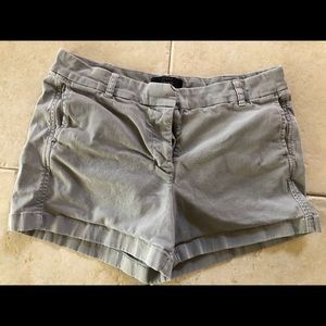 JCrew Chino Shorts, Gray, Size 8, w/ stretch